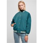 Urban Classics / Ladies Oversized Recycled College Jacket jasper