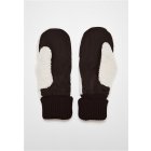 Urban Classics / Basic Sherpa Gloves black/offwhite